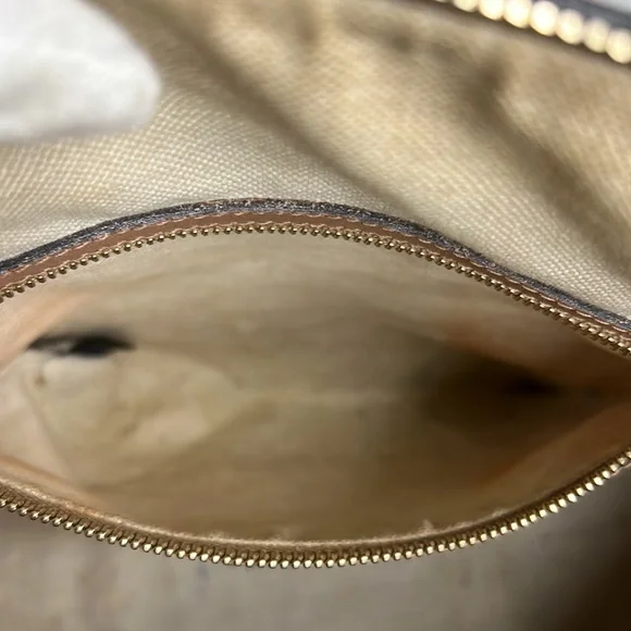 SOLD - Gucci Boston bag pink and burgundy stripe - Picture 11 of 16